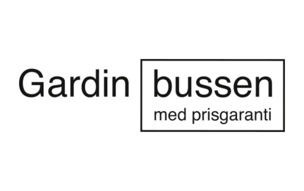 gardin bussen med prisgaranti logo