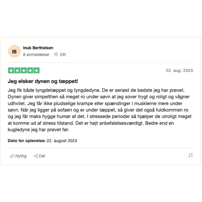 hugged trustpilot udtalelse 3